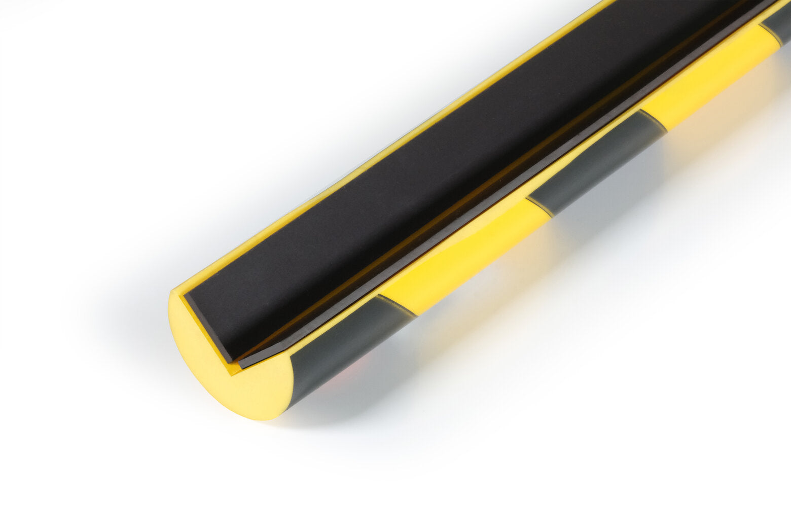 Durable Eckschutzprofil C25R – 40 mm × 1 m, Kunststoff, Schwarz/Gelb, magnetisch
