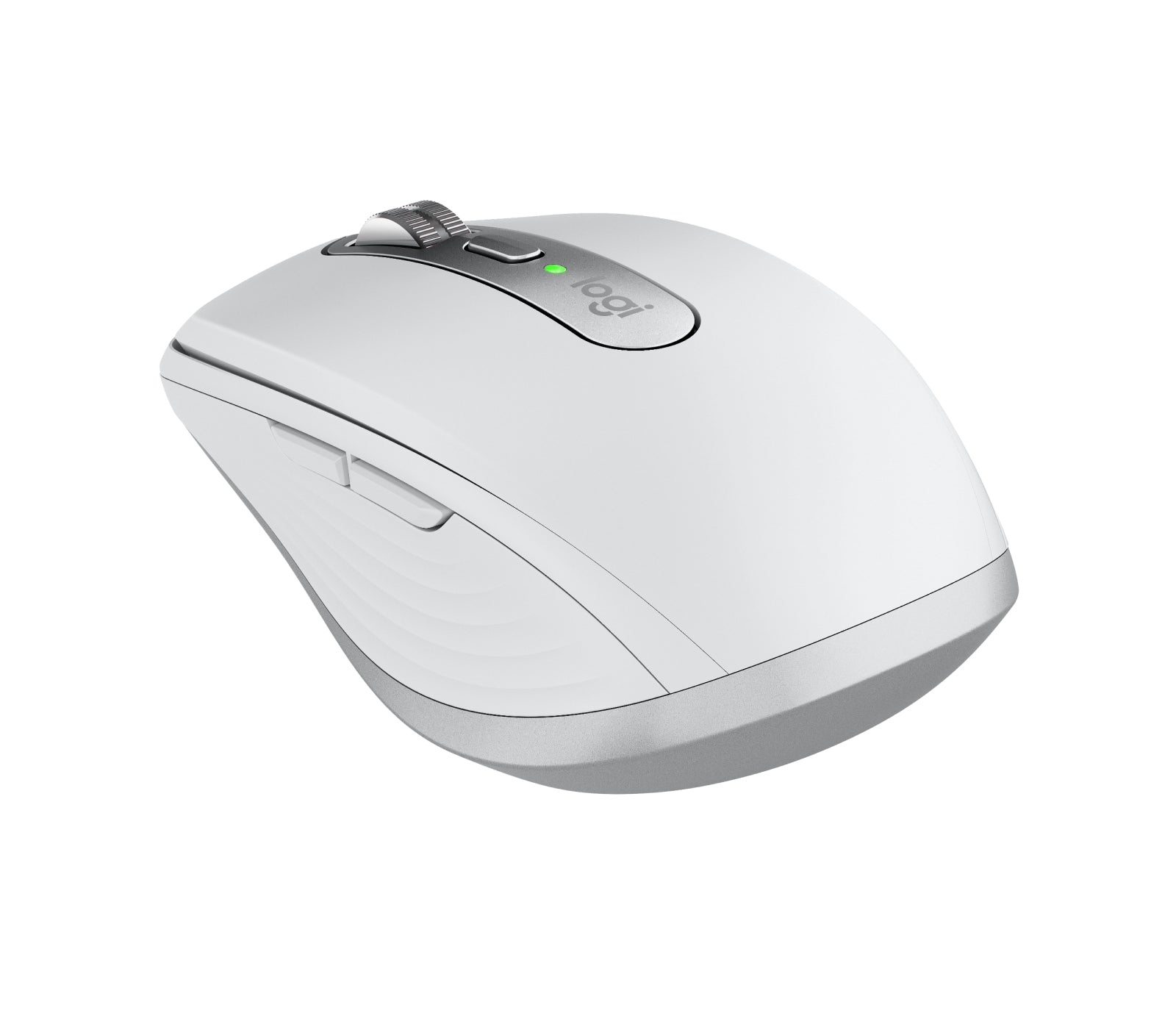 Logitech MX Anywhere 3S – Mobile Maus, rechts, Laser, 8000 DPI, Leises Klicken, Grau/Weiss