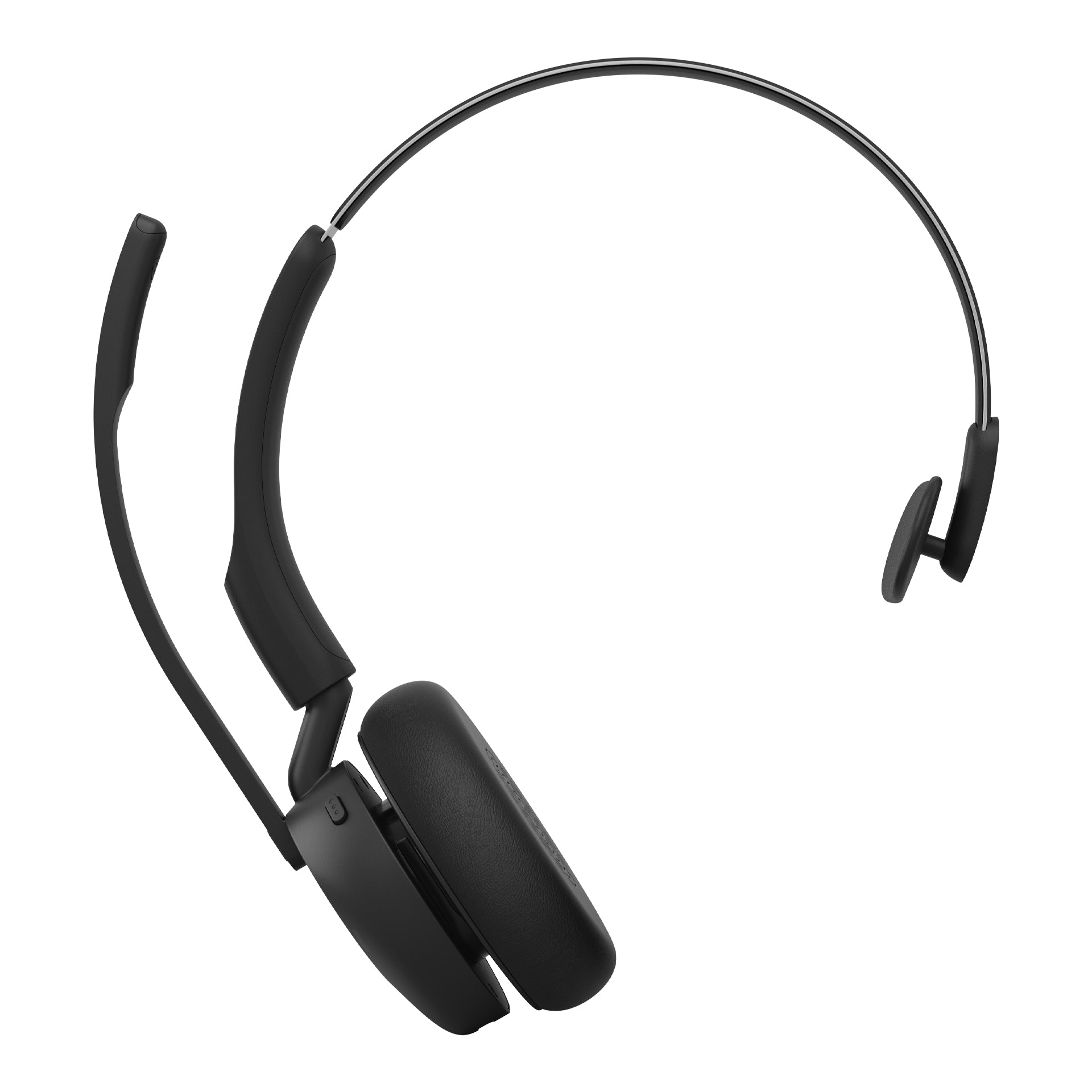 Jabra Evolve3 45 Mono Link 390a MS Office-Headset – On-Ear, Mono, BT, MS Teams zertifiziert, Schwarz