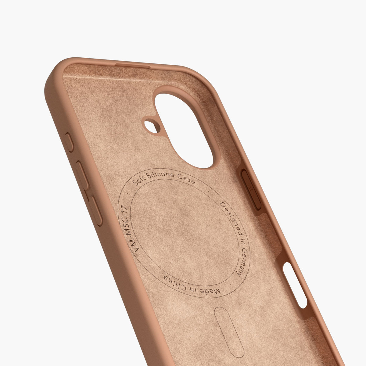 Vonmählen Backcover – für Apple iPhone 17 – braun – Silikon – MagSafe-kompatibel