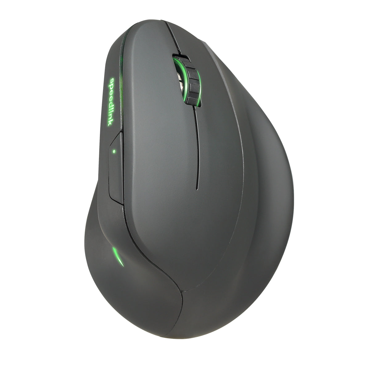 SPEEDLINK PIAVO PRO – Vertikale Maus – Kabellos (2,4 GHz), Rechts, Schwarz