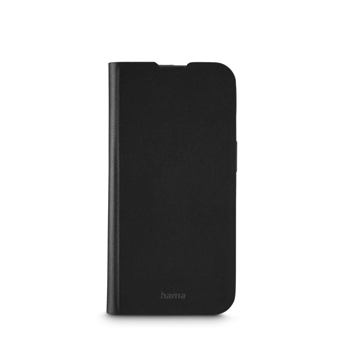 Hama Booklet-Hülle Eco Premium – für Apple iPhone 16 – schwarz – Kunstleder, mit Kartenfach