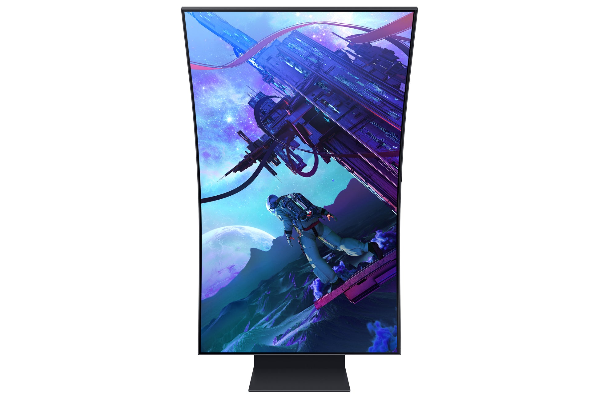 Samsung Odyssey Ark G97NC – Monitor, 55", VA, Mini-LED, 165 Hz, 600 cd/m², Tizen, Schwarz