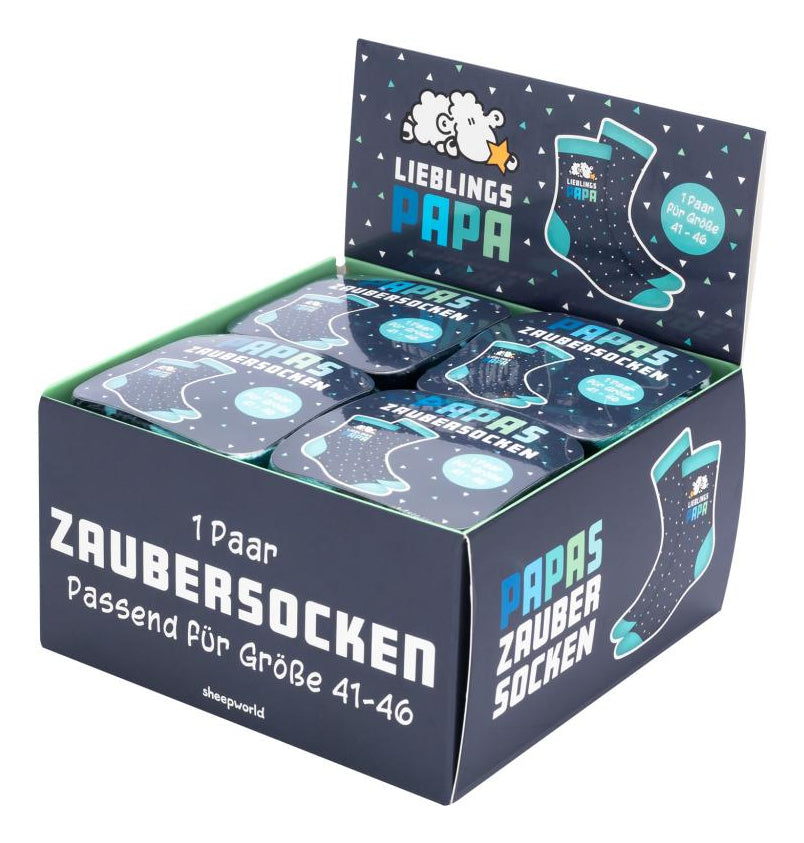 Sheepworld Socken – Grösse 41–46, Hellblau, 80% Baumwolle/15% Nylon/5% Elasthan, 1 Paar