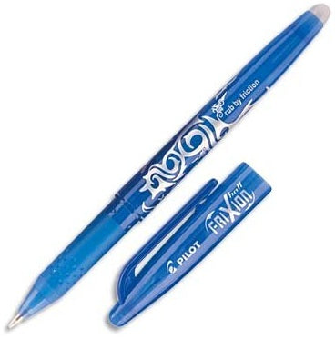 Pilot FriXion Ball – radierbarer Tintenroller mit Kappe, 0,7 mm, hellblau, für Linkshänder