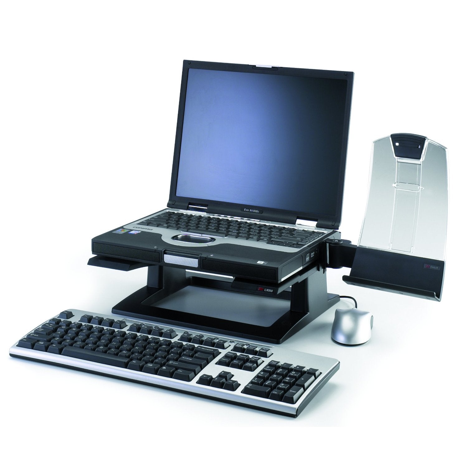 3M Laptop-Ständer – für Notebooks, verstellbar – Schwarz