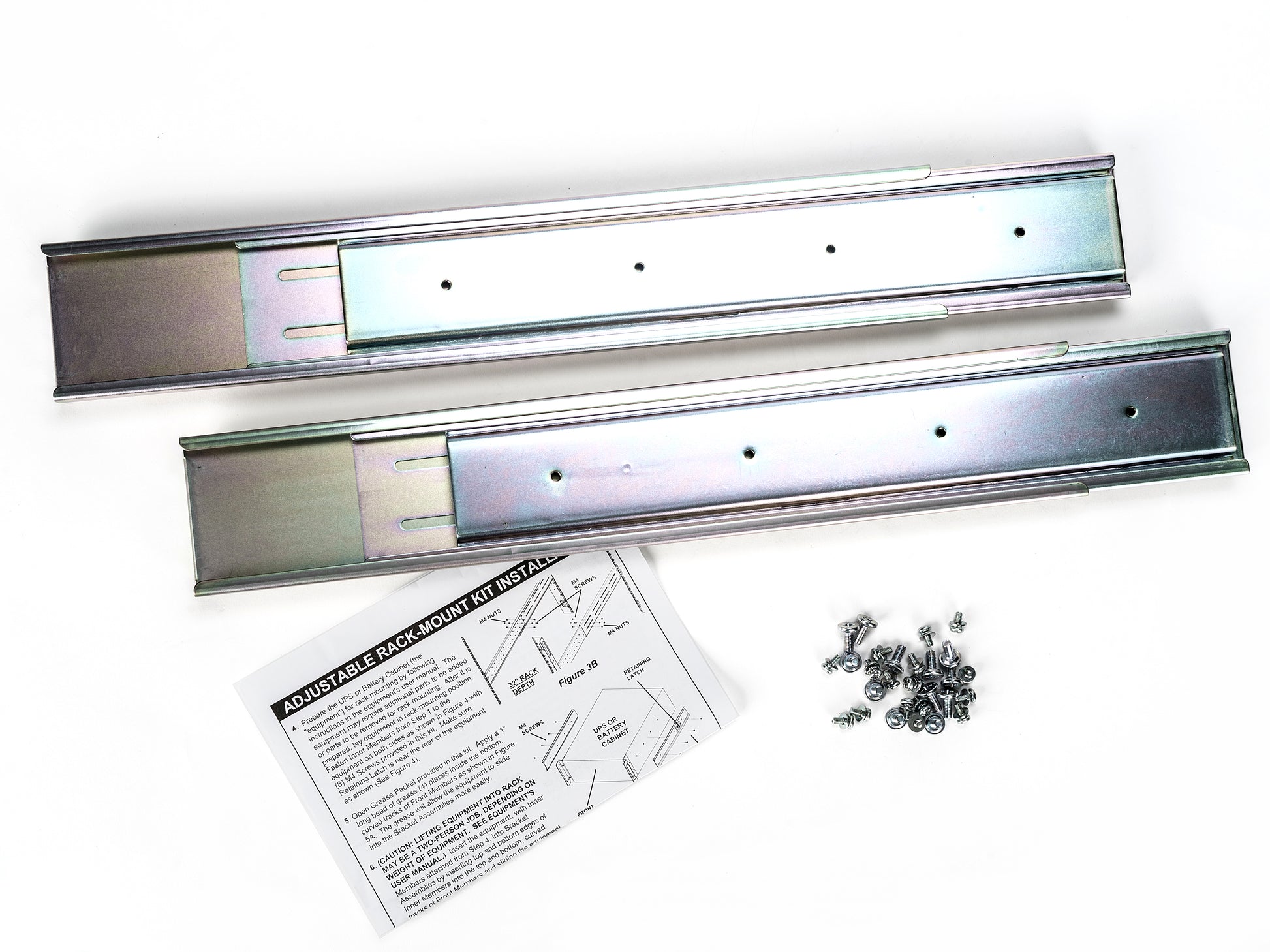 Vertiv Liebert GXT – Schienensatz, 19", 90 kg, Silber