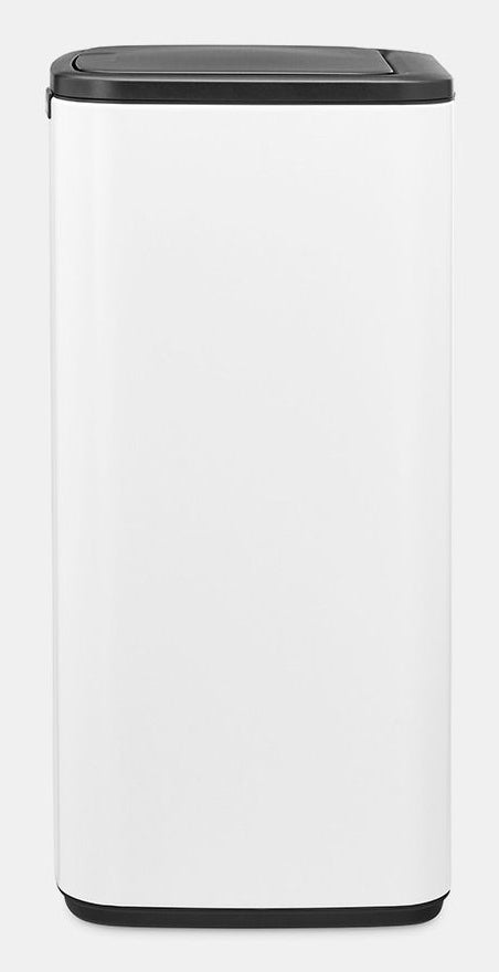 Brabantia Papierkorb Bo – 30 l – Stahl, Weiss – B × H 280 × 650 mm