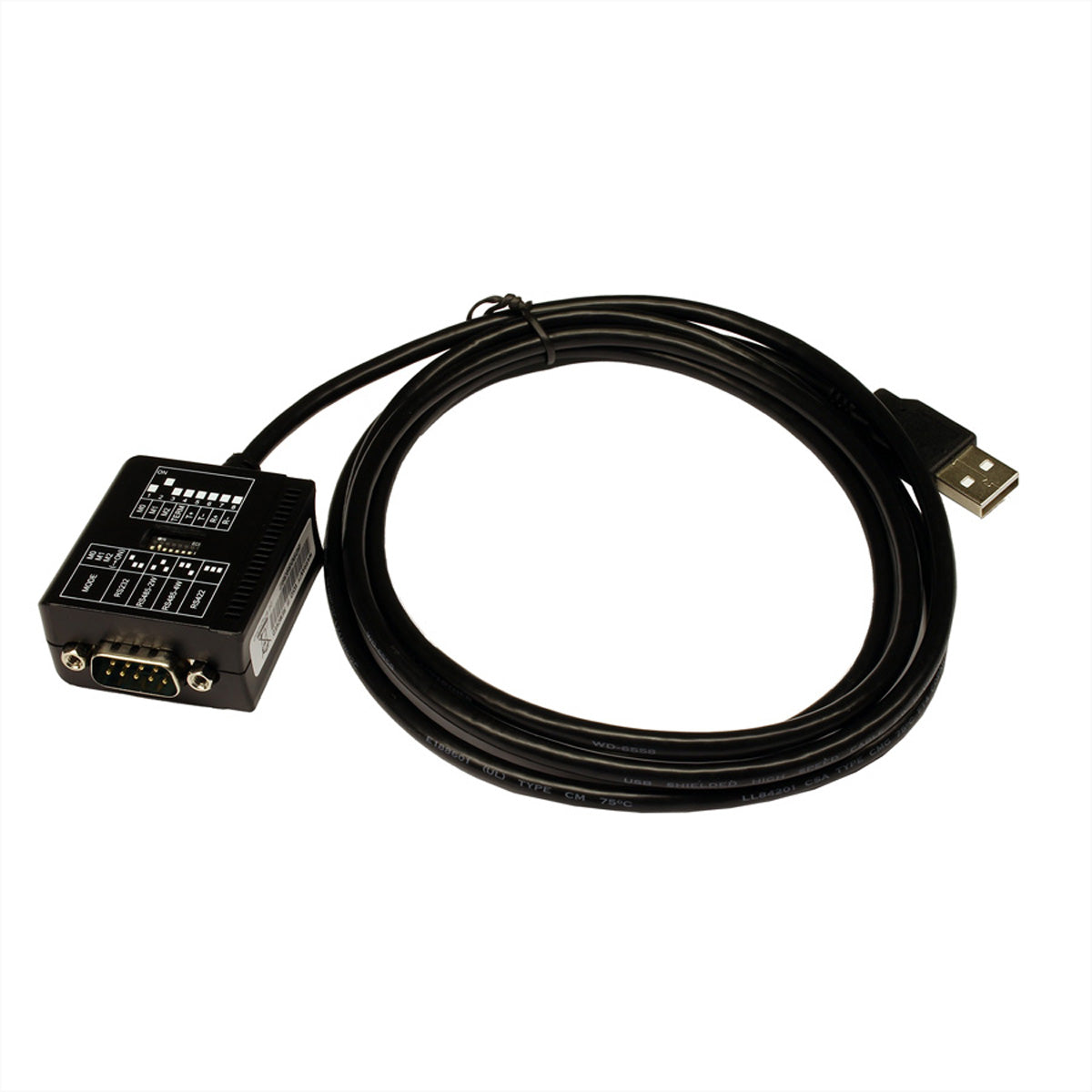 EXSYS EX-1309-9 Kabel USB-A zu RS-232/422/485 – USB 2.0, 16C550 UART, 1,8 m, FTDI, Schwarz