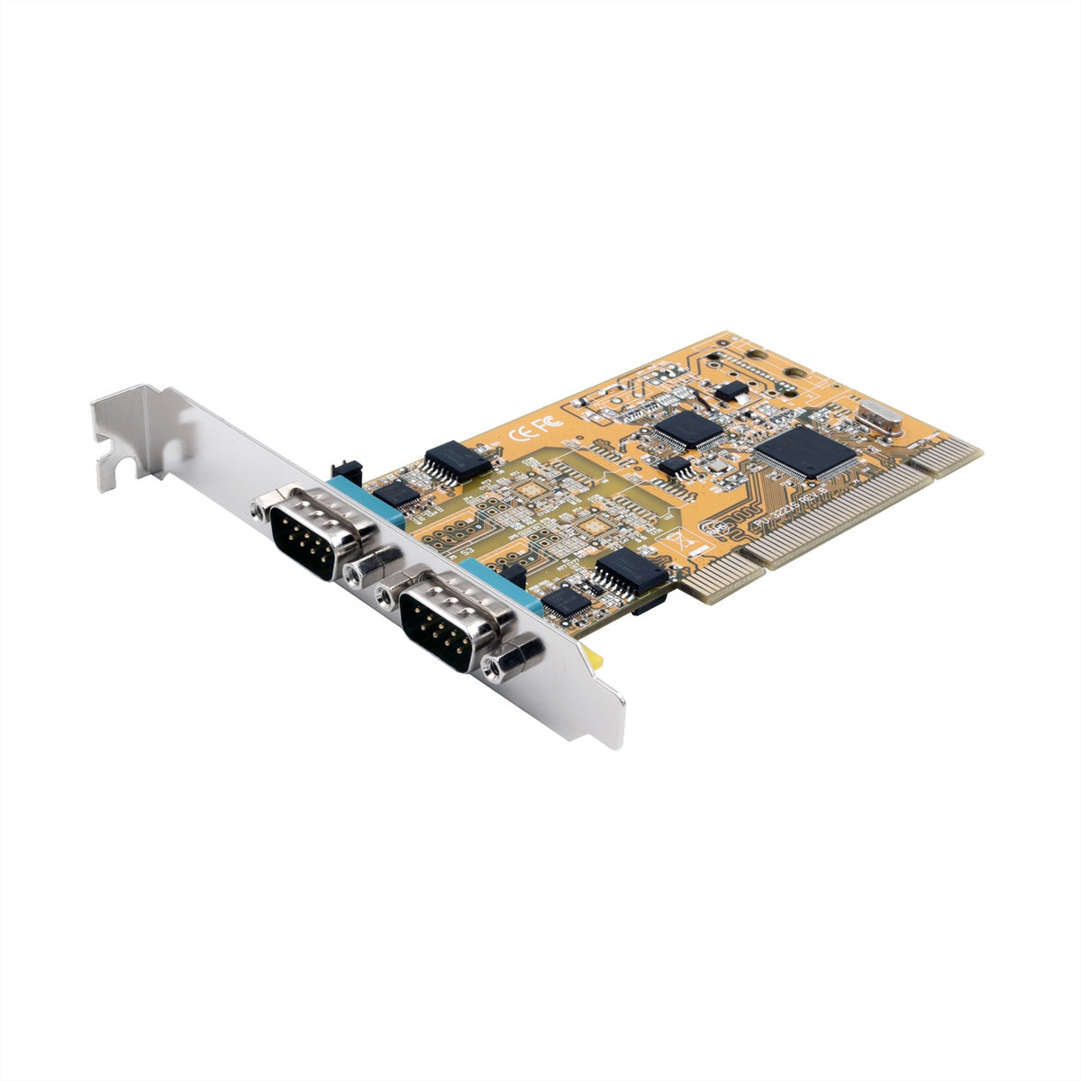 EXSYS EX-42032IS Serielle PCI-Karte – 2× RS-232/422/485, PCI – für Windows, Linux, macOS