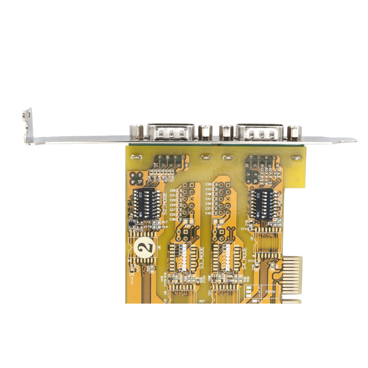 EXSYS EX-42032IS Serielle PCI-Karte – 2× RS-232/422/485, PCI – für Windows, Linux, macOS