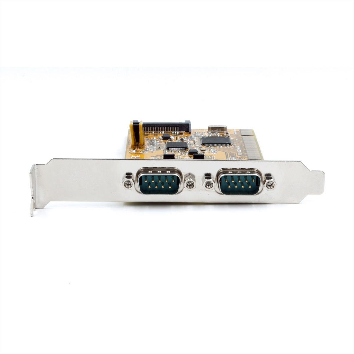 EXSYS EX-45032 PCIe-Karte – 2× RS-232/422/485, 300–921.6 kBaud, Full Profile – für Windows/Linux