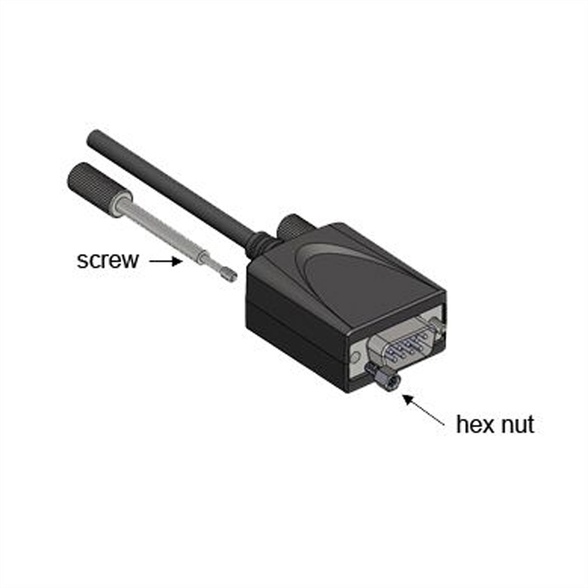 EXSYS EX-2346IS USB-Seriell-Kabel USB-C zu RS-422/485 – FTDI, 15 kV ESD, 4,0 kV optische Isolation, 1,8 m