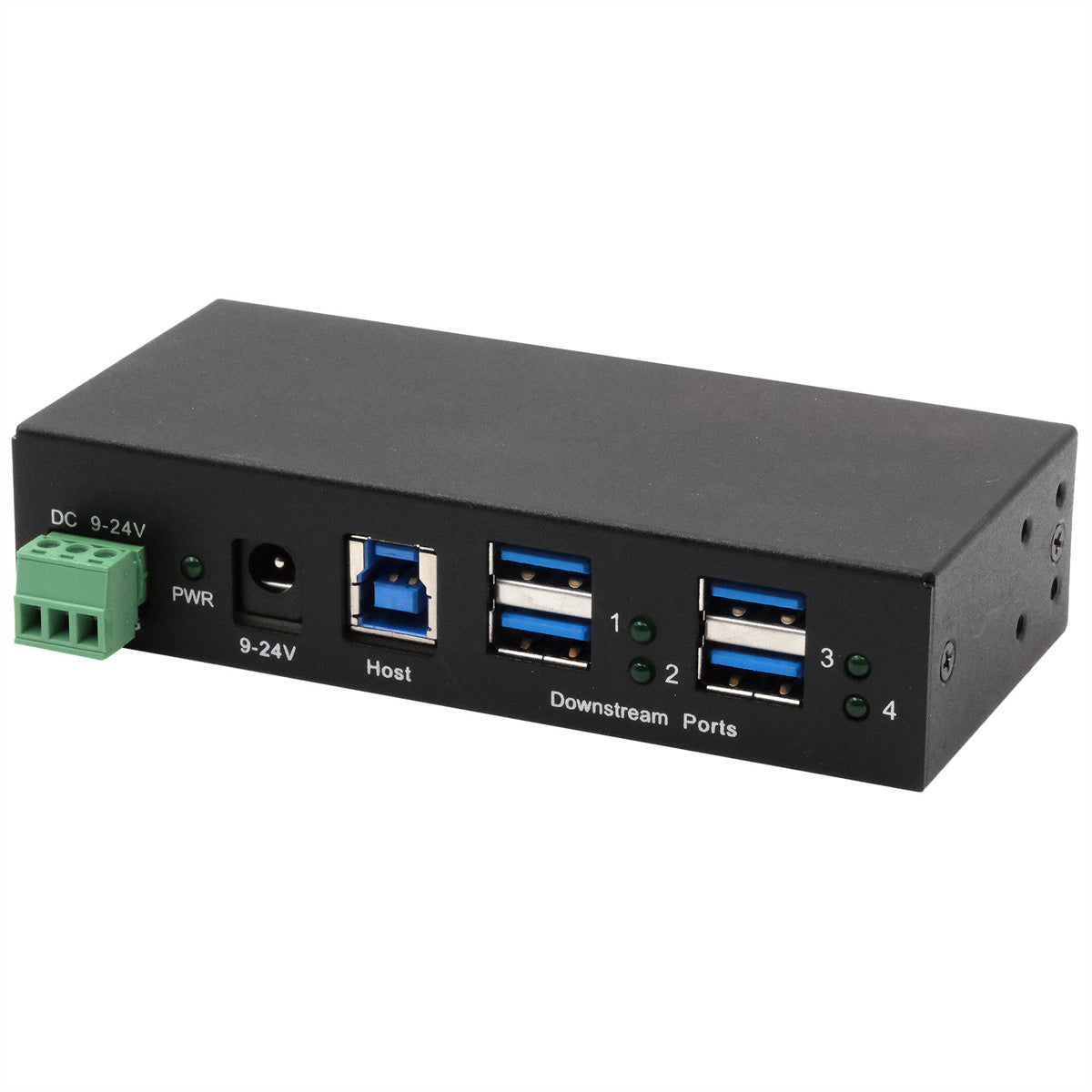 EXSYS EX-11244HMS USB-Hub – USB 3.2 Gen 1, 4× USB-A, für Windows/Mac/Linux