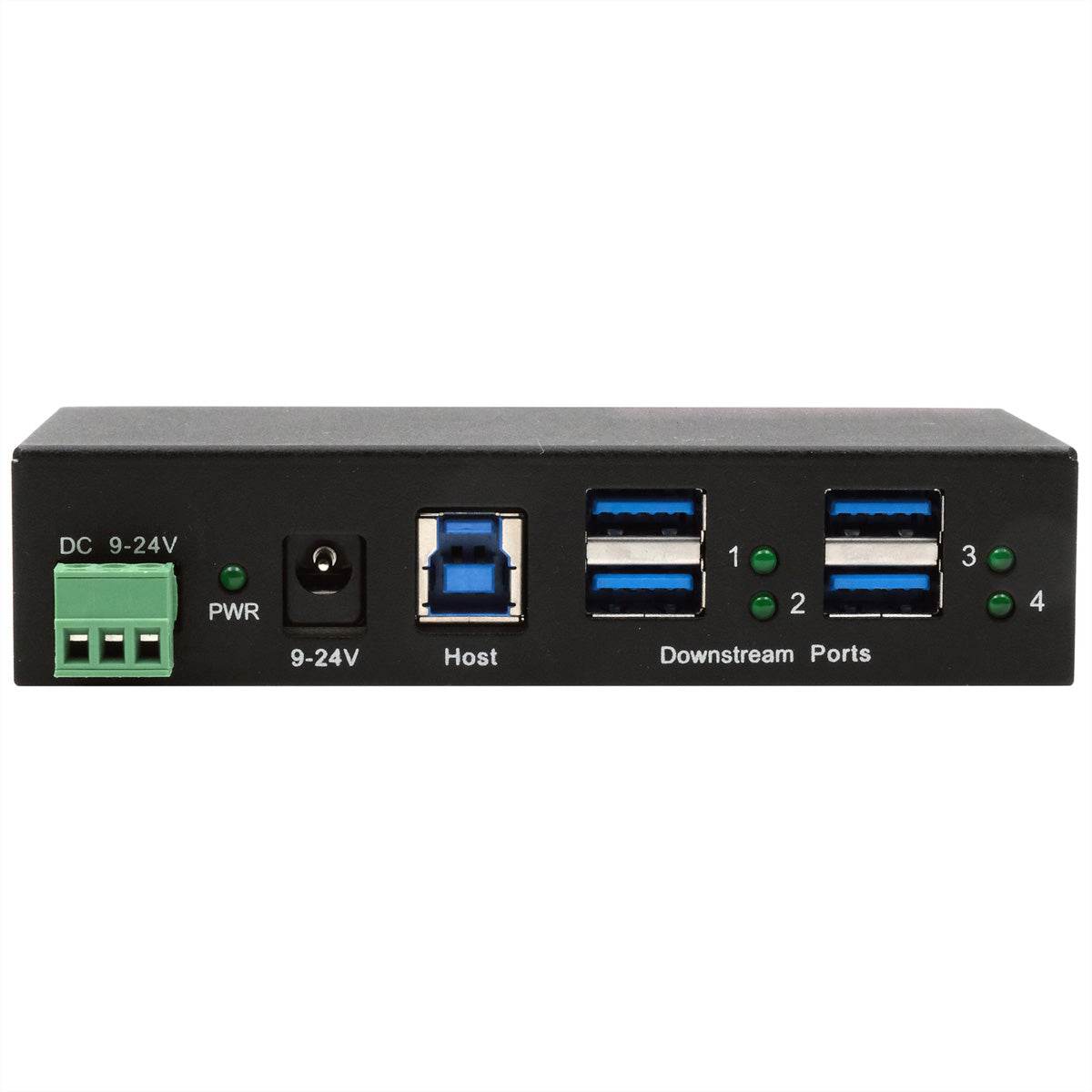 EXSYS EX-11244HMS USB-Hub – USB 3.2 Gen 1, 4× USB-A, für Windows/Mac/Linux