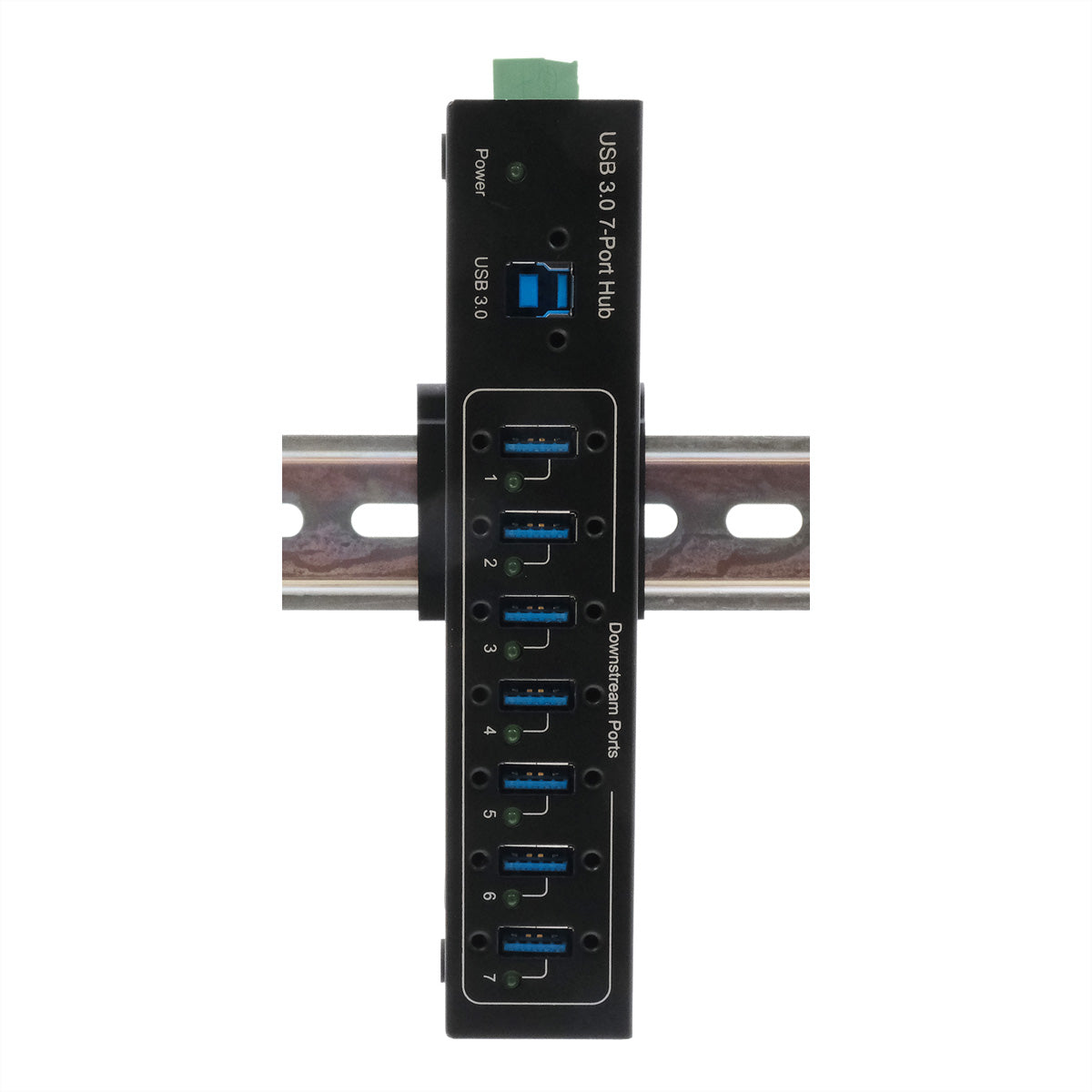 EXSYS EX-11227HMVS USB-Hub – USB-B, 7× USB-A (5 Gbit/s), für Windows/Mac/Linux