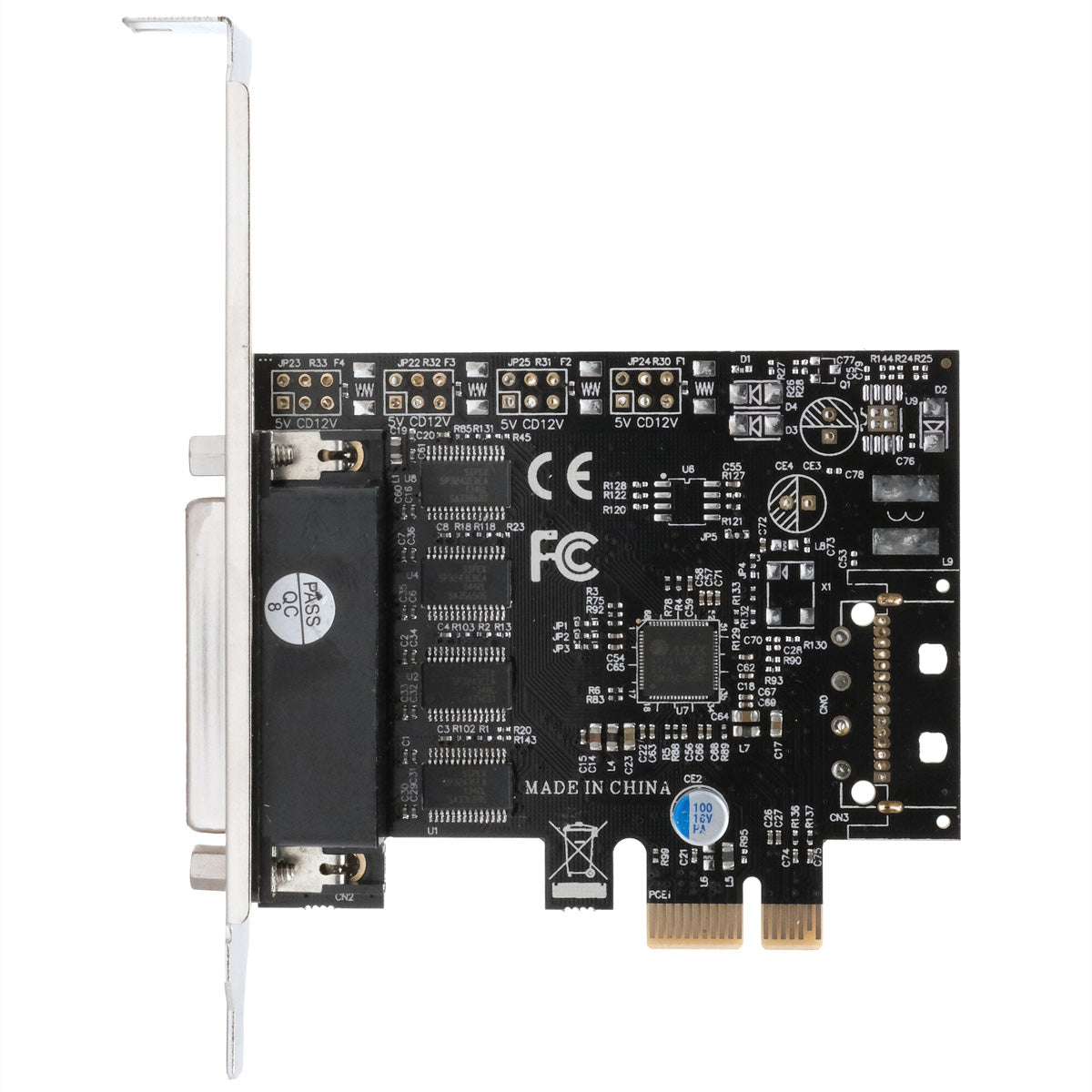 EXSYS EX-46024 – PCIe Serielle RS-232 Karte – 4×9-Pin D-SUB, PCIe 2.0