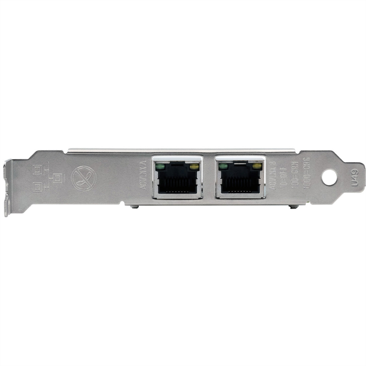 EXSYS EX-60102 PCIe Gigabit-Netzwerkkarte – 2× RJ-45, 1 Gbit/s, Low Profile, Realtek RTL8111F – für PC