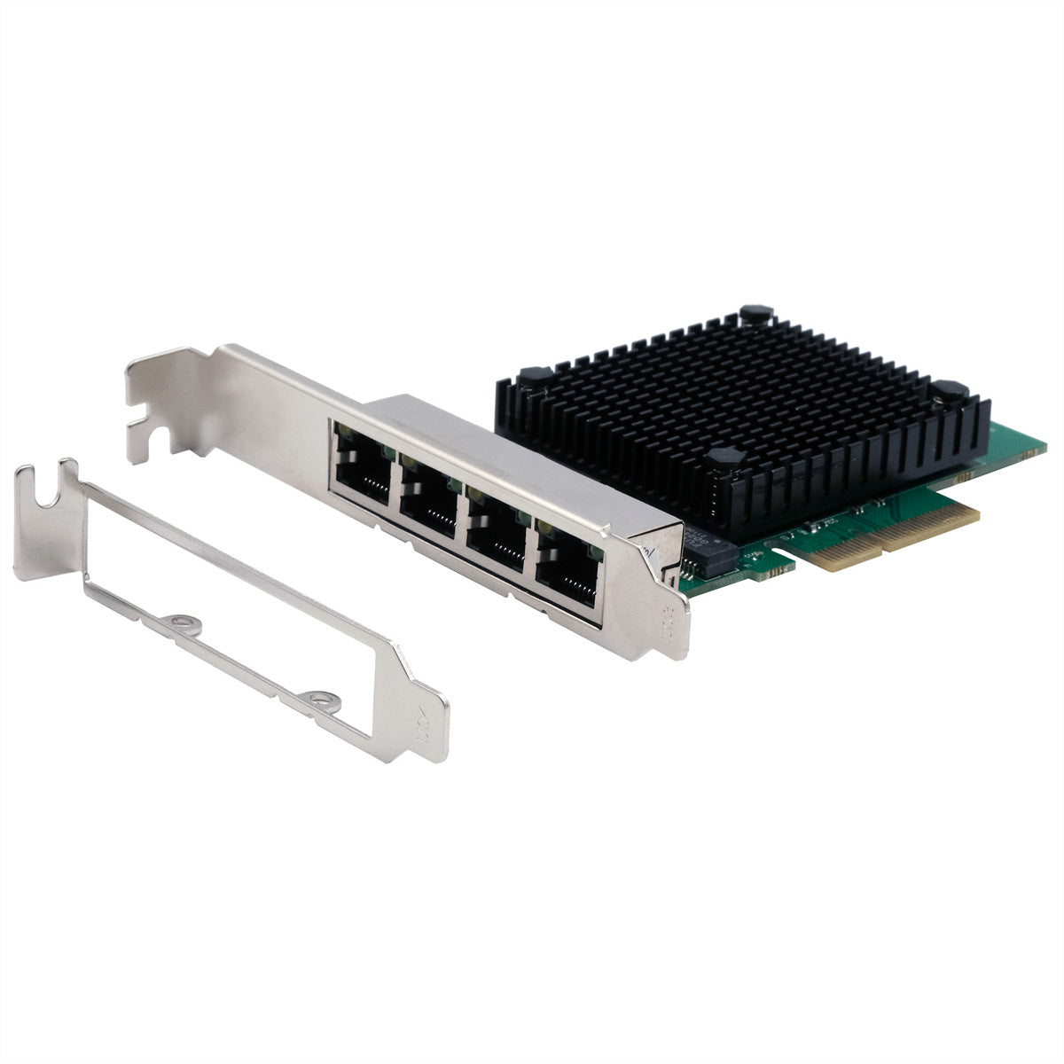 EXSYS EX-60114 – PCIe Netzwerkkarte – 4×RJ45 2,5G, PCIe x1