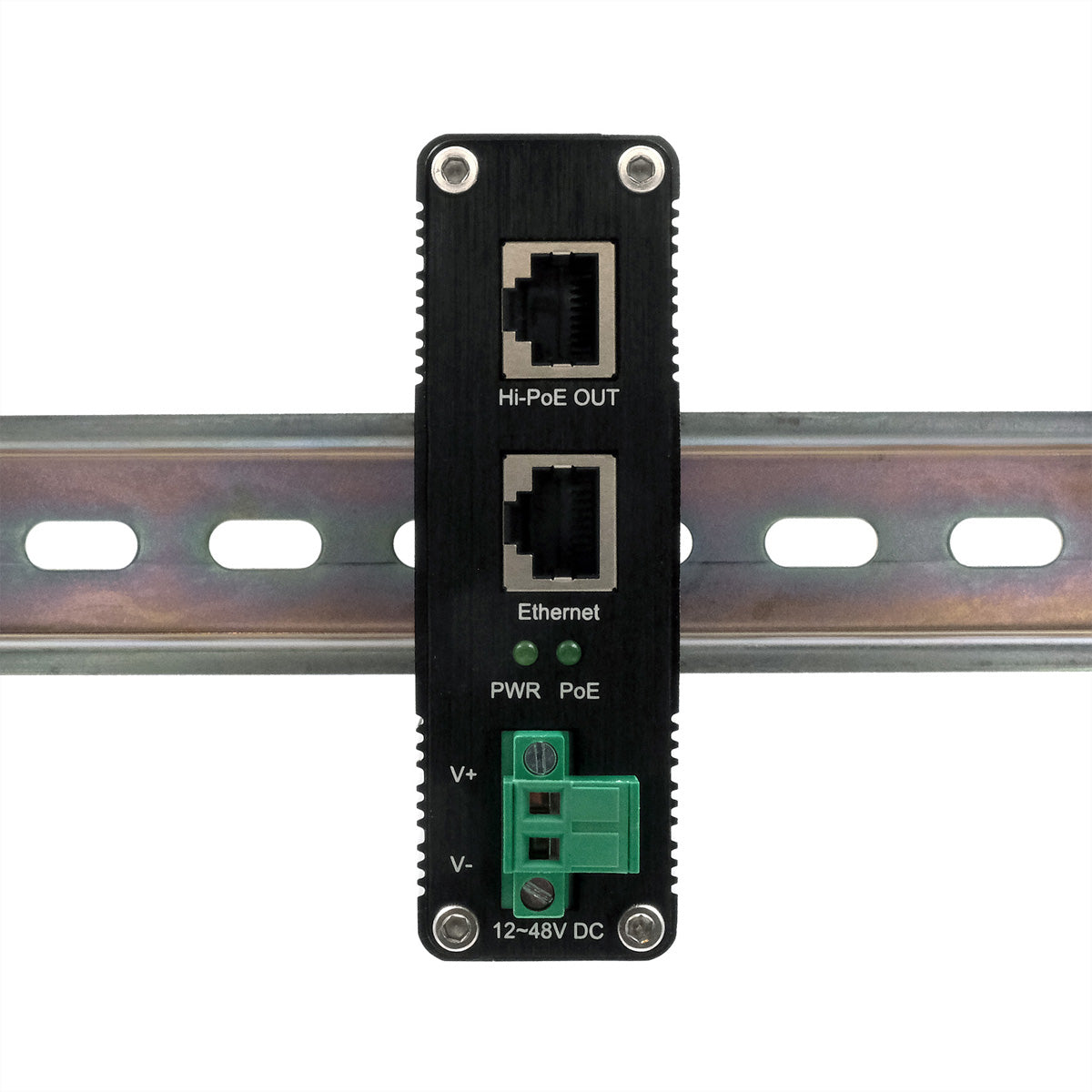 EXSYS EX-60310 PoE-Injektor – 60 W (IEEE 802.3af/at/bt), Gigabit, 2× RJ-45