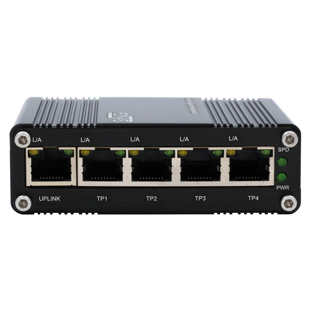 EXSYS EX-62020 – Unmanaged Industrial Switch – 5× 1G, DIN-Rail