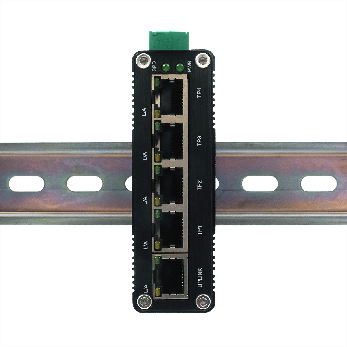 EXSYS EX-62020 – Unmanaged Industrial Switch – 5× 1G, DIN-Rail