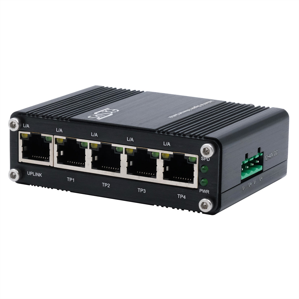 EXSYS EX-62020 – Unmanaged Industrial Switch – 5× 1G, DIN-Rail