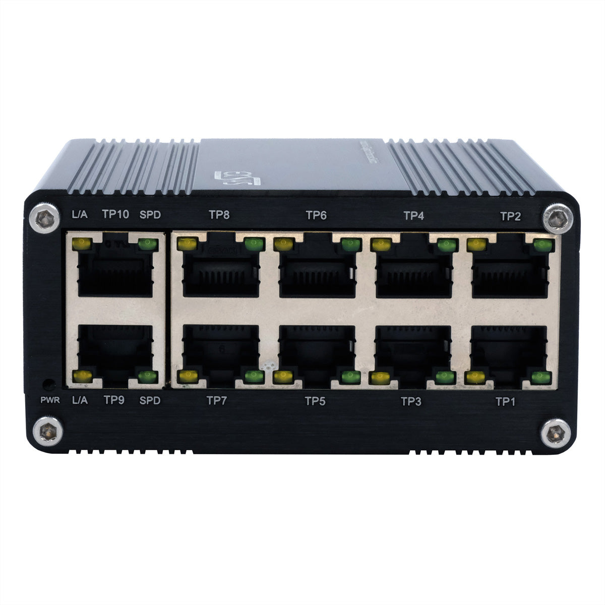 EXSYS EX-62025 – Unmanaged Switch – 10× 1G, Hutschiene, IP40