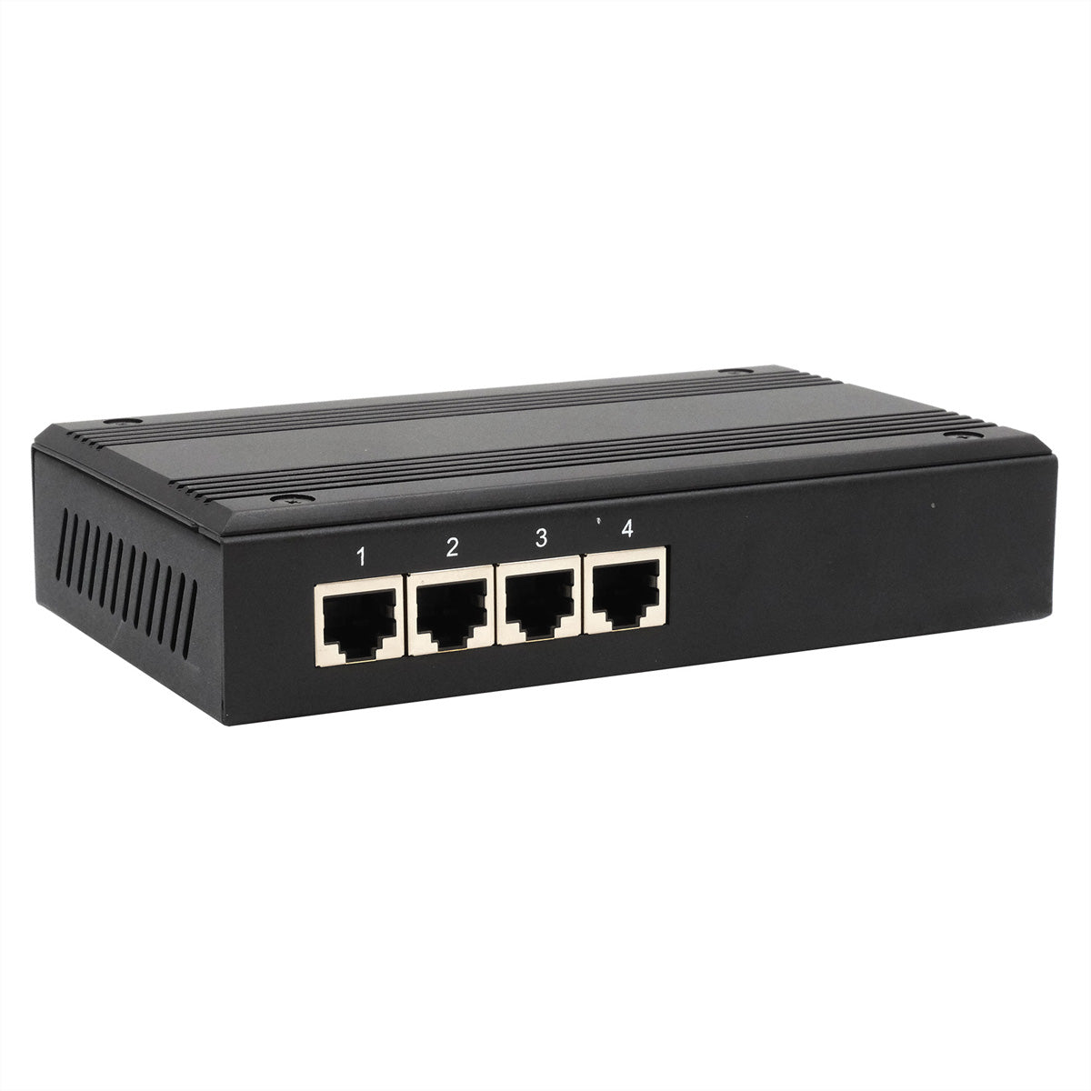 EXSYS EX-61004 Seriell-zu-Ethernet-Geräteserver 4× RS-232/422/485 zu Ethernet – 4 Ports, Modbus, TCP/UDP