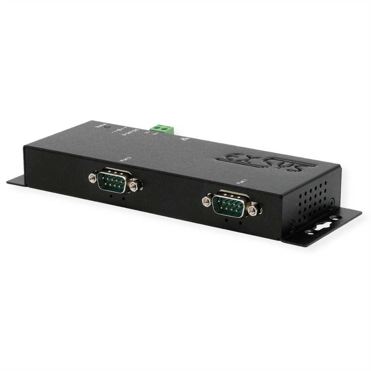 EXSYS EX-6112-2 Serieller Geräteserver RS-232 zu Ethernet – 2× RS-232 (9-polig), RJ-45, für RS-232-Geräte