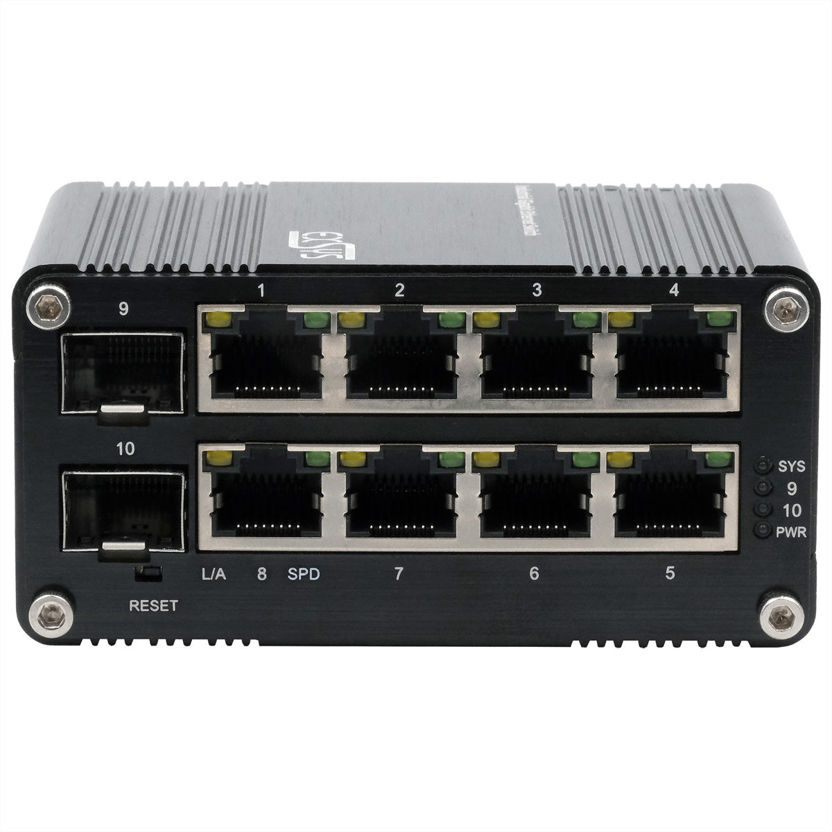 EXSYS EX-62035M-SFP – Managed Switch – 8× 1G, 2× SFP, DIN-Rail