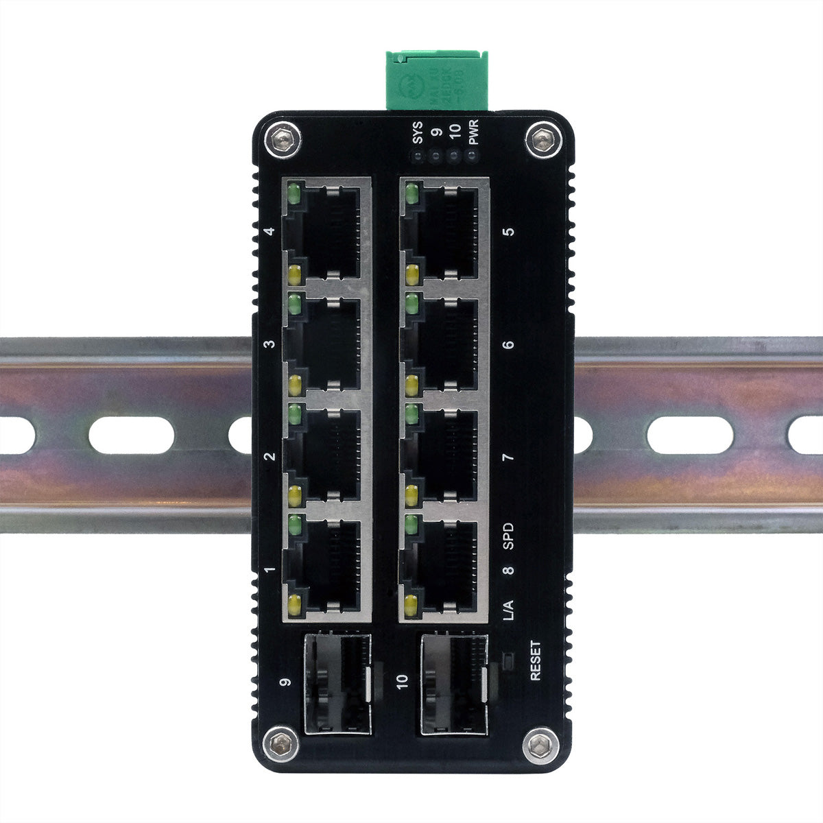 EXSYS EX-62035M-SFP – Managed Switch – 8× 1G, 2× SFP, DIN-Rail