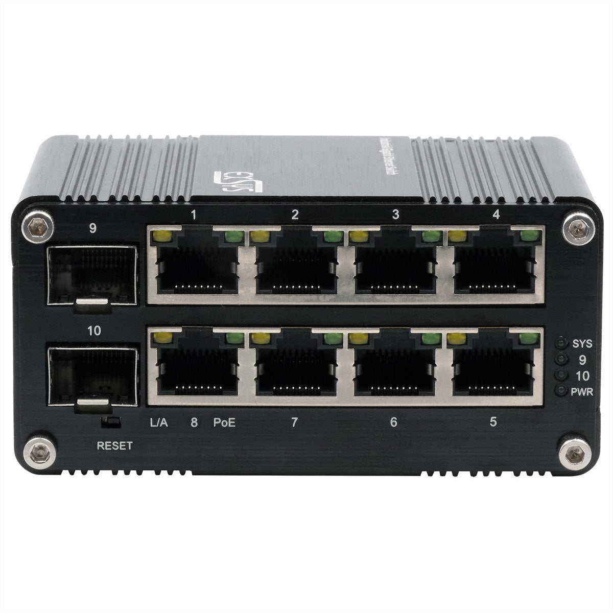 EXSYS EX-62035MPoE-SFP – Managed Switch – 8× 1G, 2× SFP, PoE+, DIN-Rail
