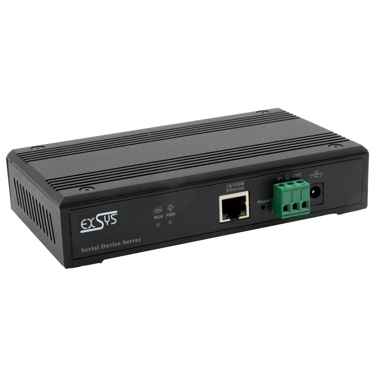 EXSYS EX-61008 Serieller Device-Server RS-232/422/485 zu Ethernet – 8× serielle Ports, RJ-45, Metallgehäuse