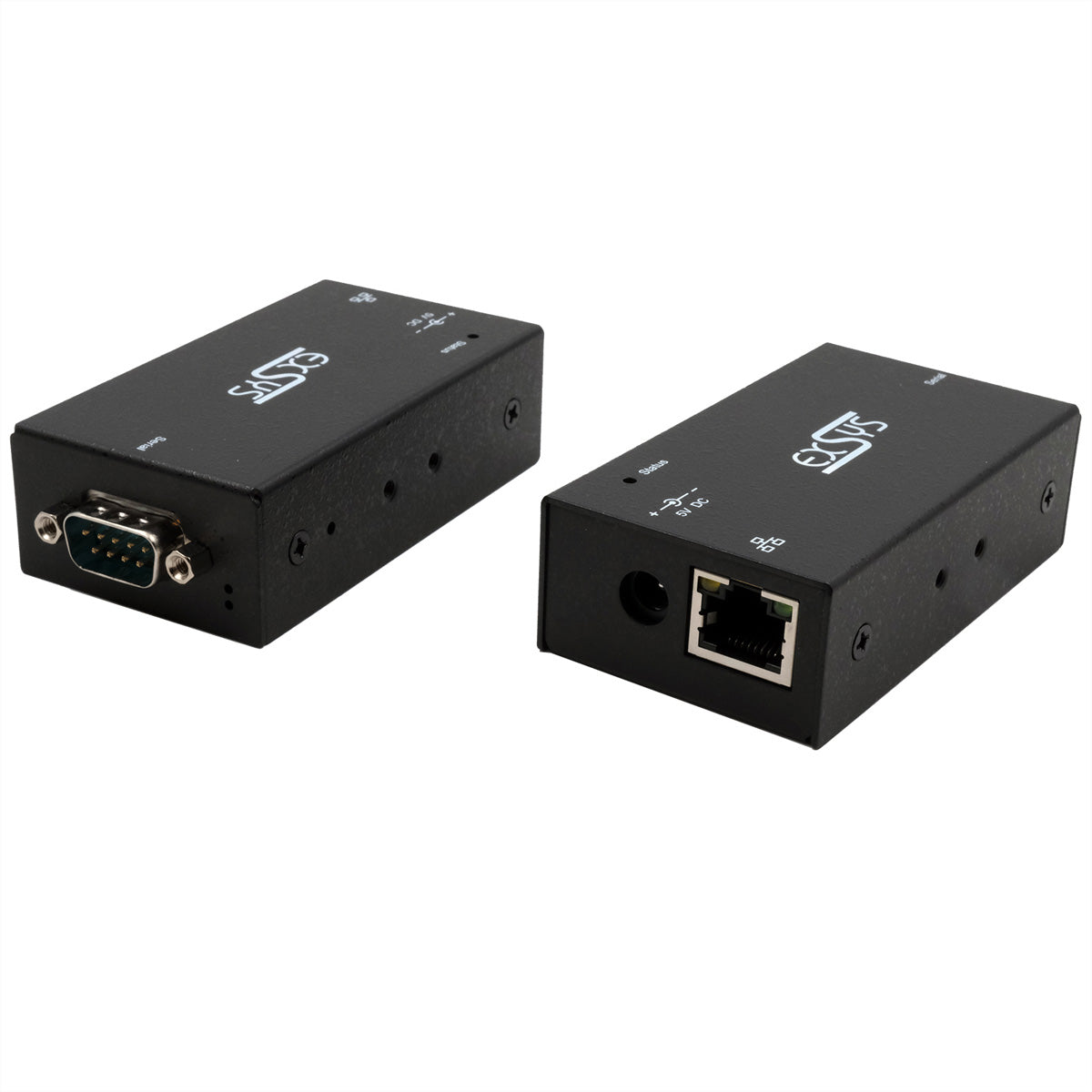 EXSYS EX-6111-2 RS-232 zu Ethernet Gateway – 1× RS-232 (DE-9) zu RJ-45, VCOM (RFC2217) – für serielle Geräte