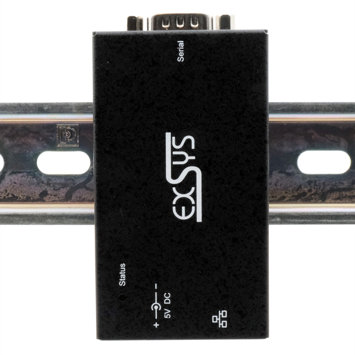 EXSYS EX-6111-2 RS-232 zu Ethernet Gateway – 1× RS-232 (DE-9) zu RJ-45, VCOM (RFC2217) – für serielle Geräte