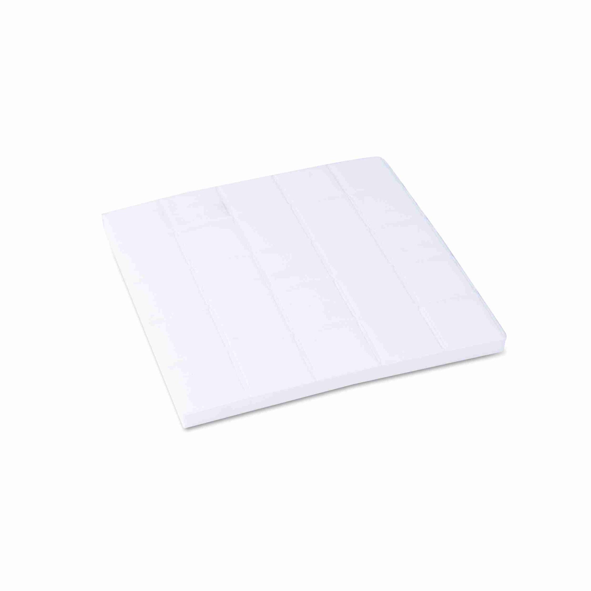 Model Distanzpolster – Dicke 15 mm – 48 × 48 mm – Polyethylen (PE)-Schaum, weiss – 1 Pack (3'000 Stk.), ab 3 Pack