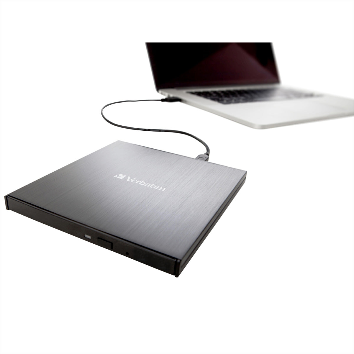 Verbatim Externes CD/DVD-Brenner, USB-C 3.2 Gen 1, 1,5 Gbit/s