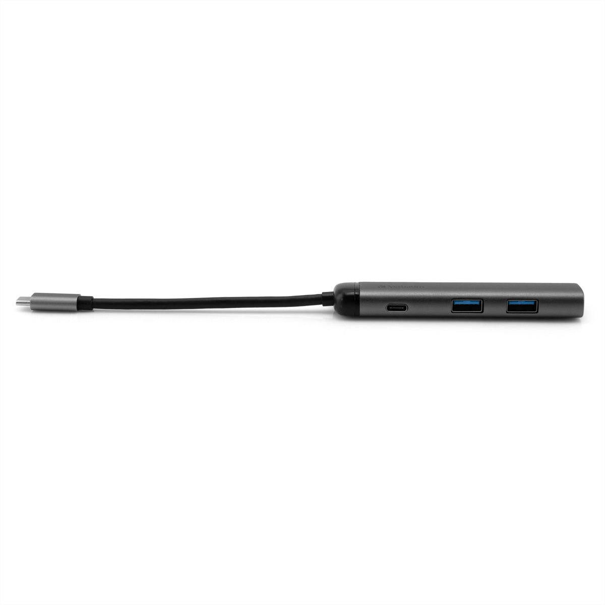 Verbatim Multiport-Adapter – USB-C, 1× HDMI, 2× USB-A, für Windows/Mac/Linux