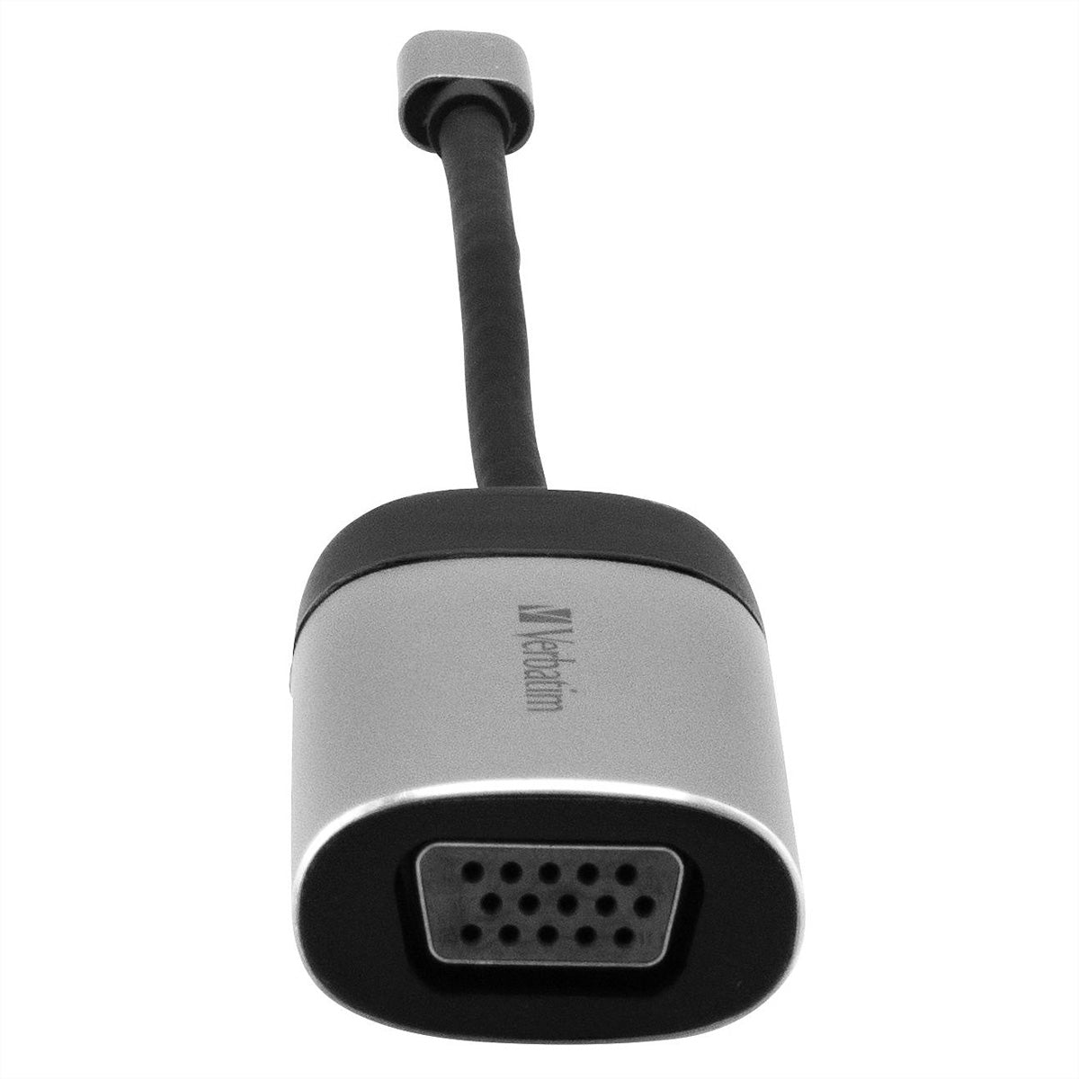 Verbatim USB-C zu VGA Adapter – 1920 × 1080, 10 cm – für Windows, Mac und Linux