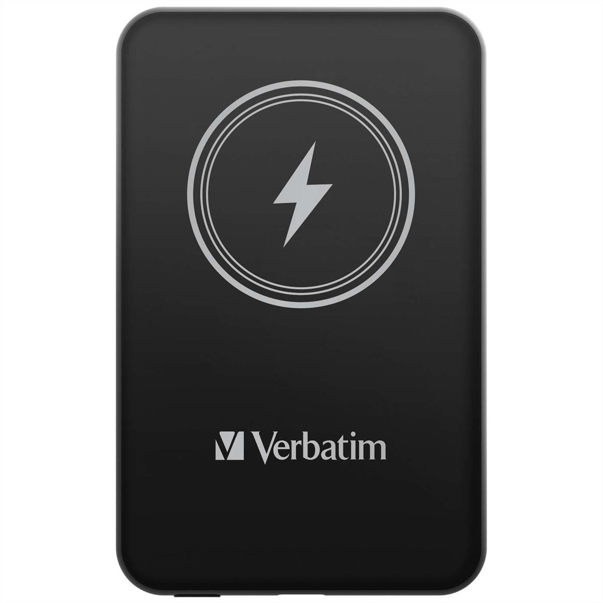 Verbatim Charge 'n' Go MagSafe Powerbank 5'000 mAh – 20 W PD, Wireless 15 W, 1× USB-C, schwarz