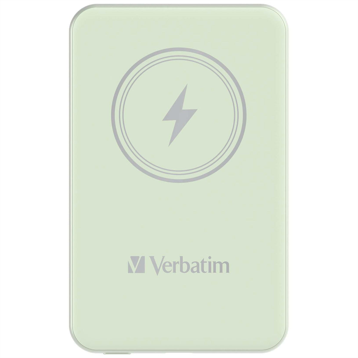 Verbatim Charge & Go MagSafe Powerbank 5'000 mAh – 20 W PD, MagSafe 15 W, 1× USB-C, grün