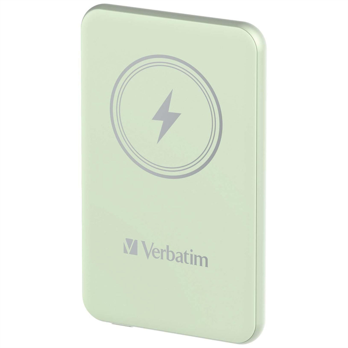 Verbatim Charge & Go MagSafe Powerbank 5'000 mAh – 20 W PD, MagSafe 15 W, 1× USB-C, grün