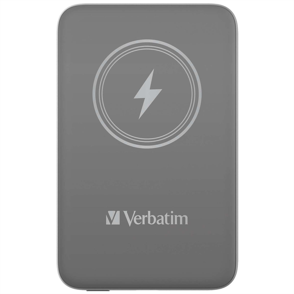Verbatim MagSafe Powerbank 10'000 mAh – 20 W PD, Wireless 15 W, 1× USB-C, Grau
