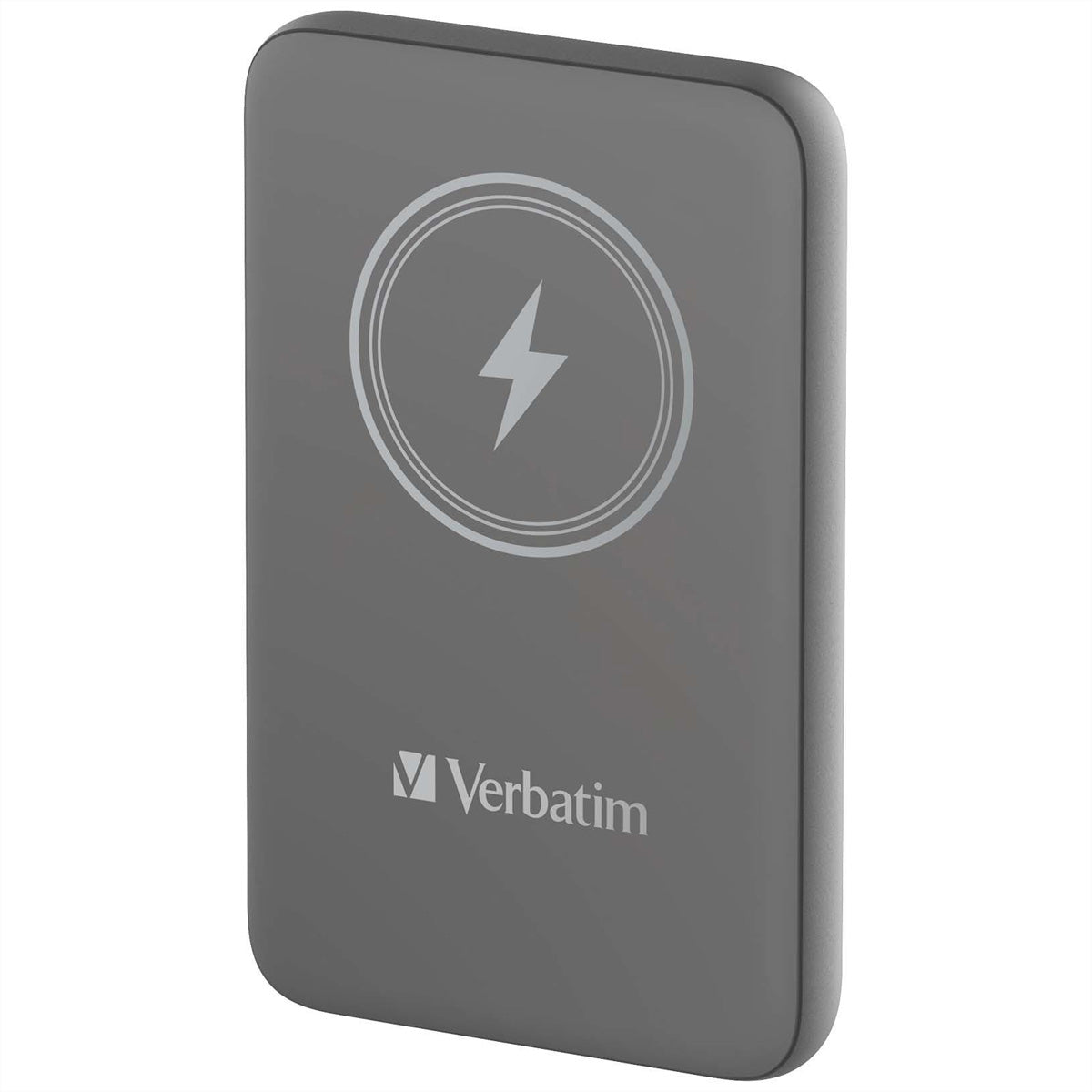 Verbatim MagSafe Powerbank 10'000 mAh – 20 W PD, Wireless 15 W, 1× USB-C, Grau