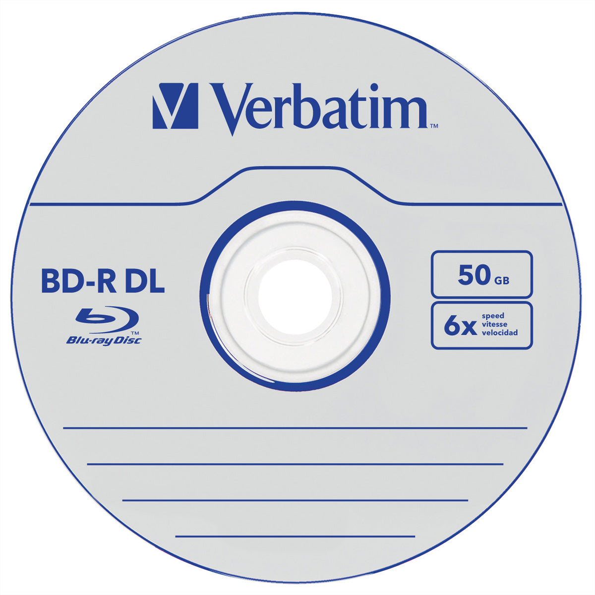 Verbatim BD-R 50 GB – 6×, Jewelcase, 5er Pack