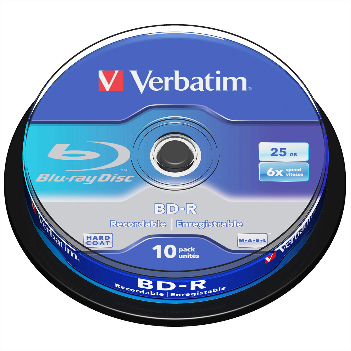 Verbatim BD-R 25 GB – 6×, 10er Spindel