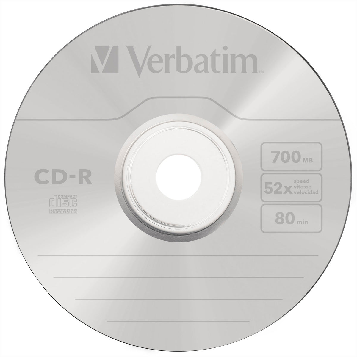 Verbatim CD-R 700 MB – 52×, 25er Spindel