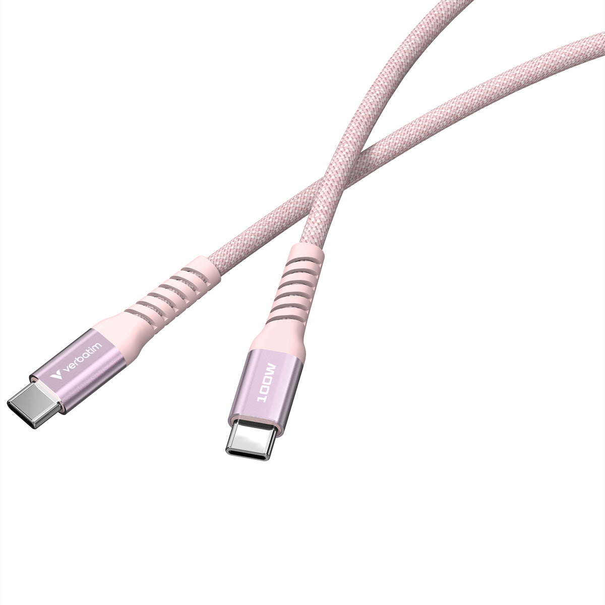 Verbatim USB-C auf USB-C Kabel – USB 2.0 (480 Mbit/s) – 1,2 m – PD 100 W – für iPhone 16, Galaxy S22 und mehr