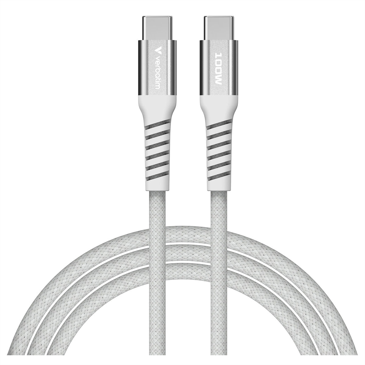 Verbatim USB-C auf USB-C Kabel – USB 2.0 (480 Mbit/s) – 1,2 m – PD 100 W – für iPhone 16, Galaxy S22 und mehr